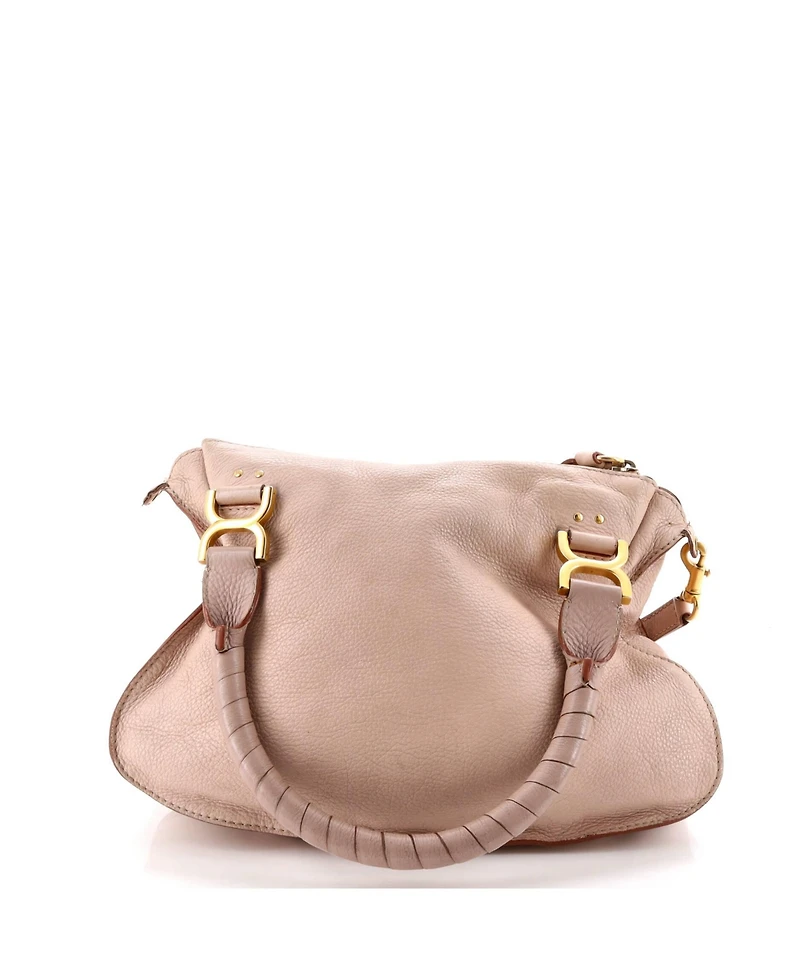 Pre-Owned Chloe Medium Marcie Satchel Leather