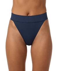 O'Neill Women's Shorebreak Rib Santa Barbara High-Rise Bikini Bottom