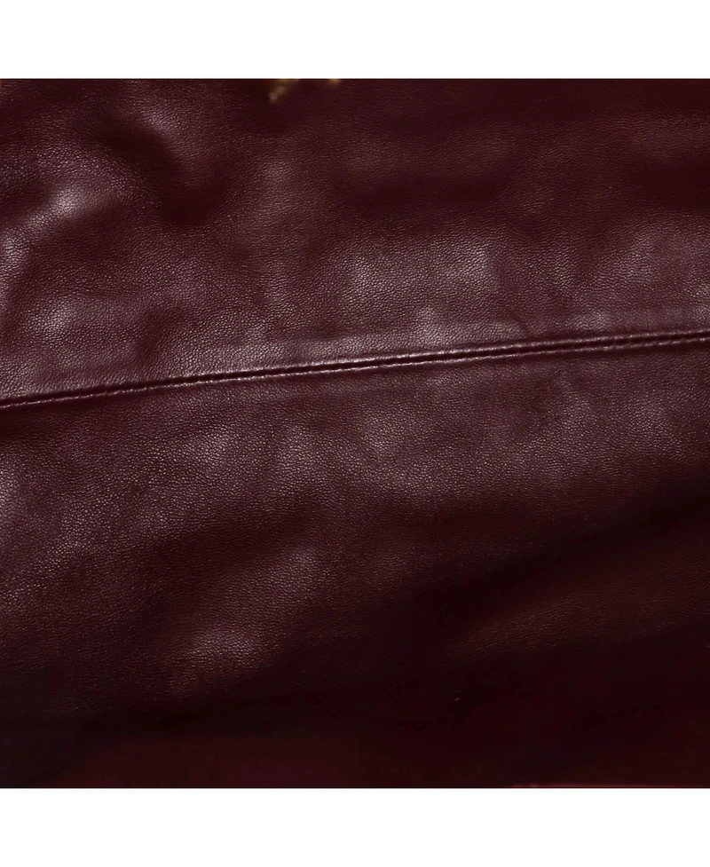 Pre-Owned Salvatore Ferragamo Large Trifolio Tote Gancini Embossed Leather