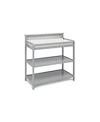 Flynama Modern Changing Table Nursery Storage Unit with Safety Rails and Two Shelves