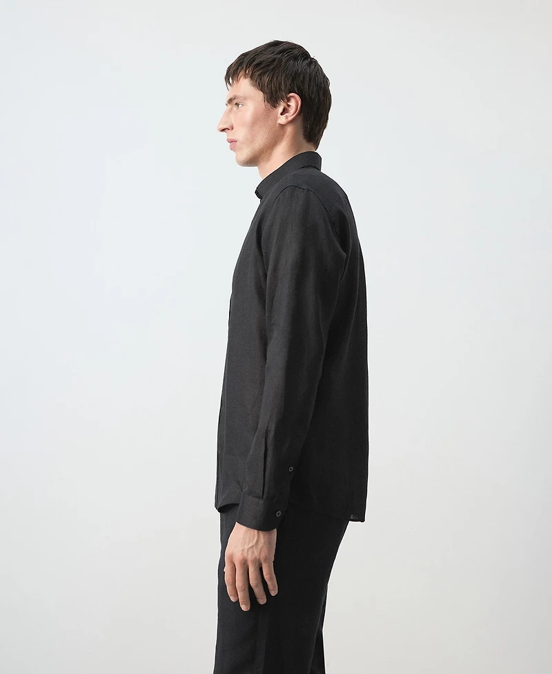 Mango Men's Regular-Fit Linen Shirt