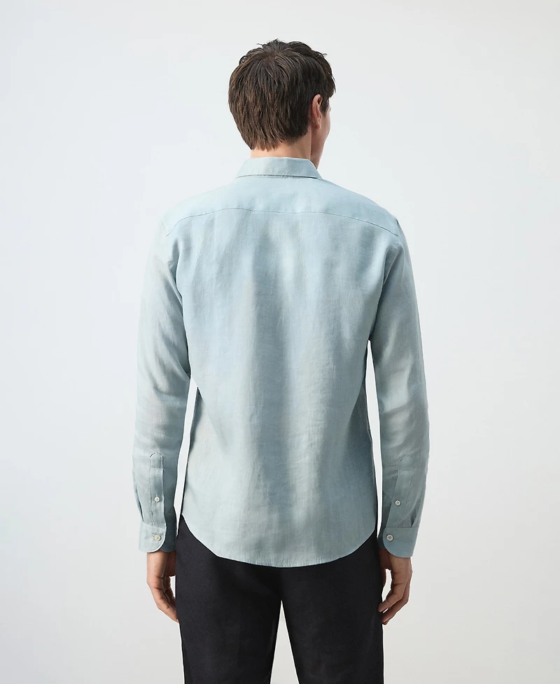 Mango Men's Regular-Fit Linen Shirt