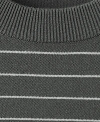Mango Men's Comfort Stretch Striped Sweater