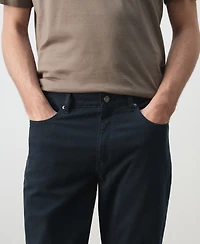 Mango Men's Regular-Fit Cotton Pants
