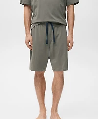 Mango Men's 2-Piece Cotton T-Shirt and Pajama