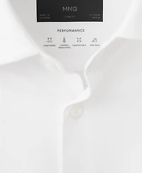 Mango Men's Comfort Stretch Non-Iron Shirt