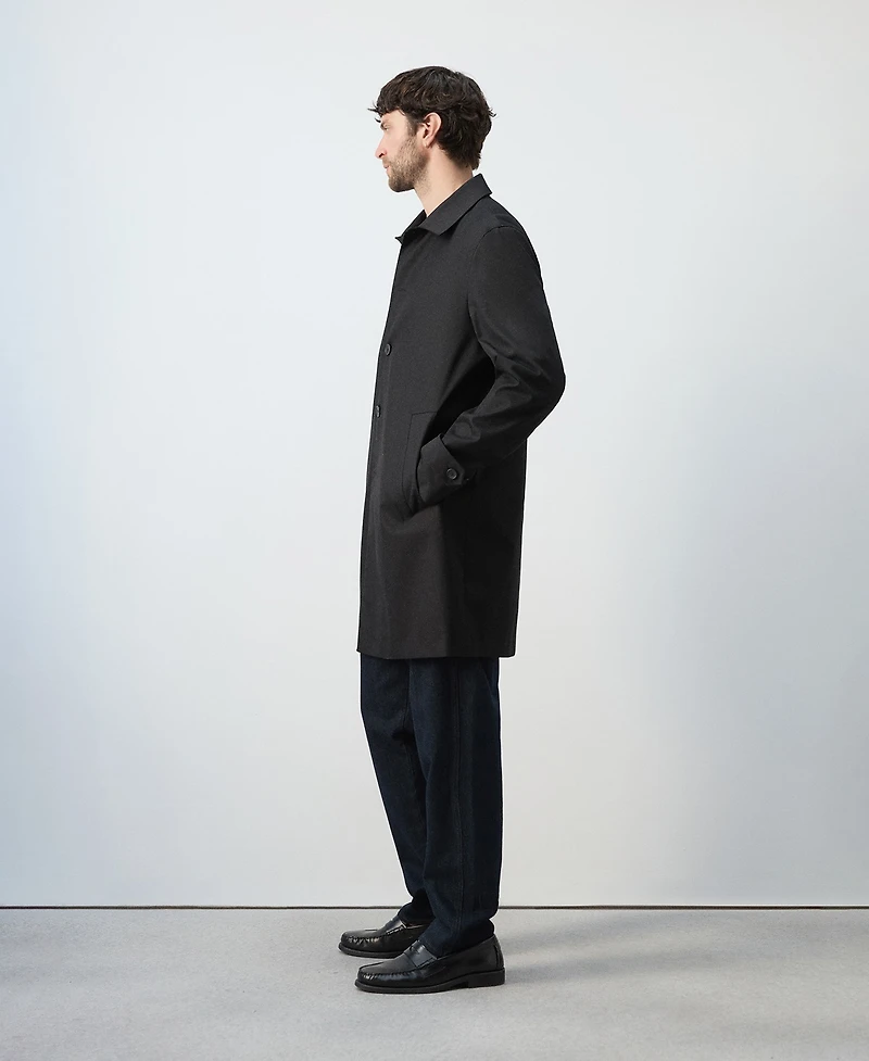 Mango Men's Water-Repellent Pockets Trench Coat