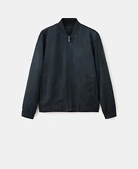 Mango Men's Suede-Effect Bomber Jacket