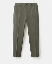 Mango Men's Slim-Fit Cropped Pants