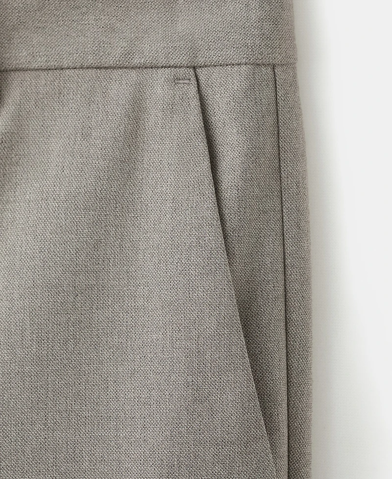 Mango Men's Slim-Fit Cropped Pants