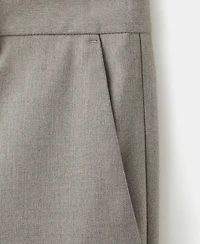 Mango Men's Slim-Fit Cropped Pants