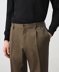 Mango Men's Regular-Fit Pleated Pants