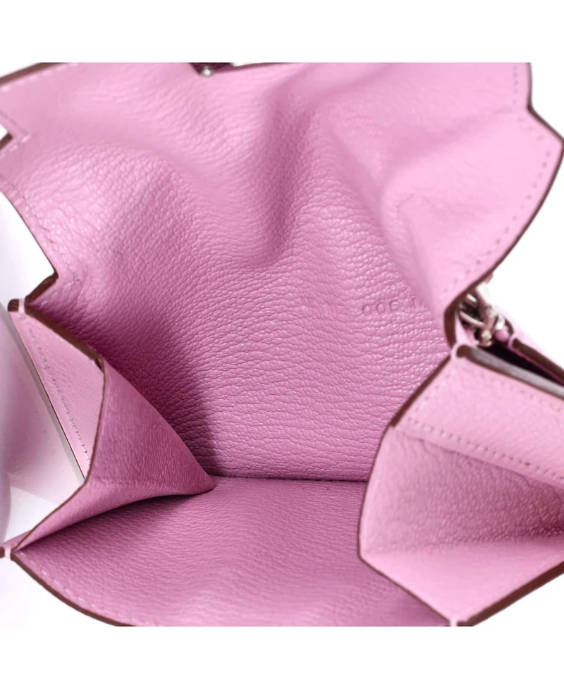 Pre-Owned Hermes Kelly Pocket Compact Wallet Chevre Mysore
