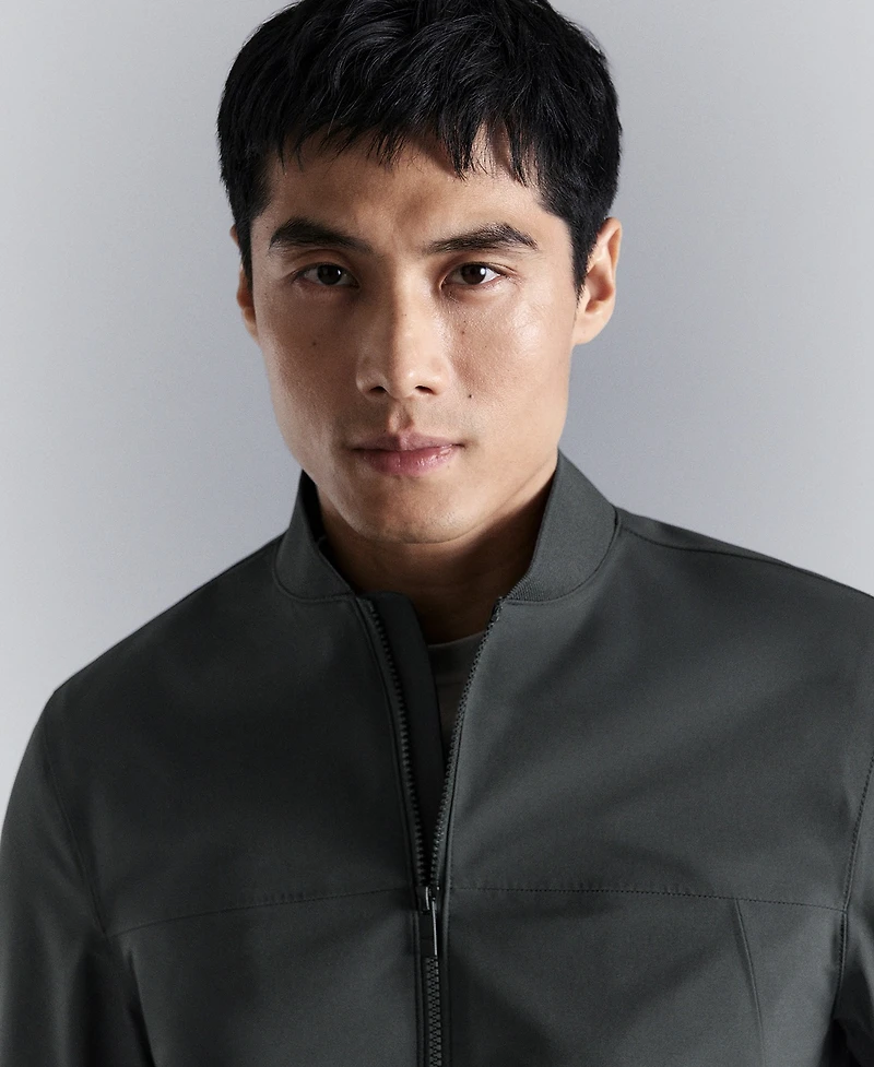 Mango Men's Water-Repellent Bomber Jacket