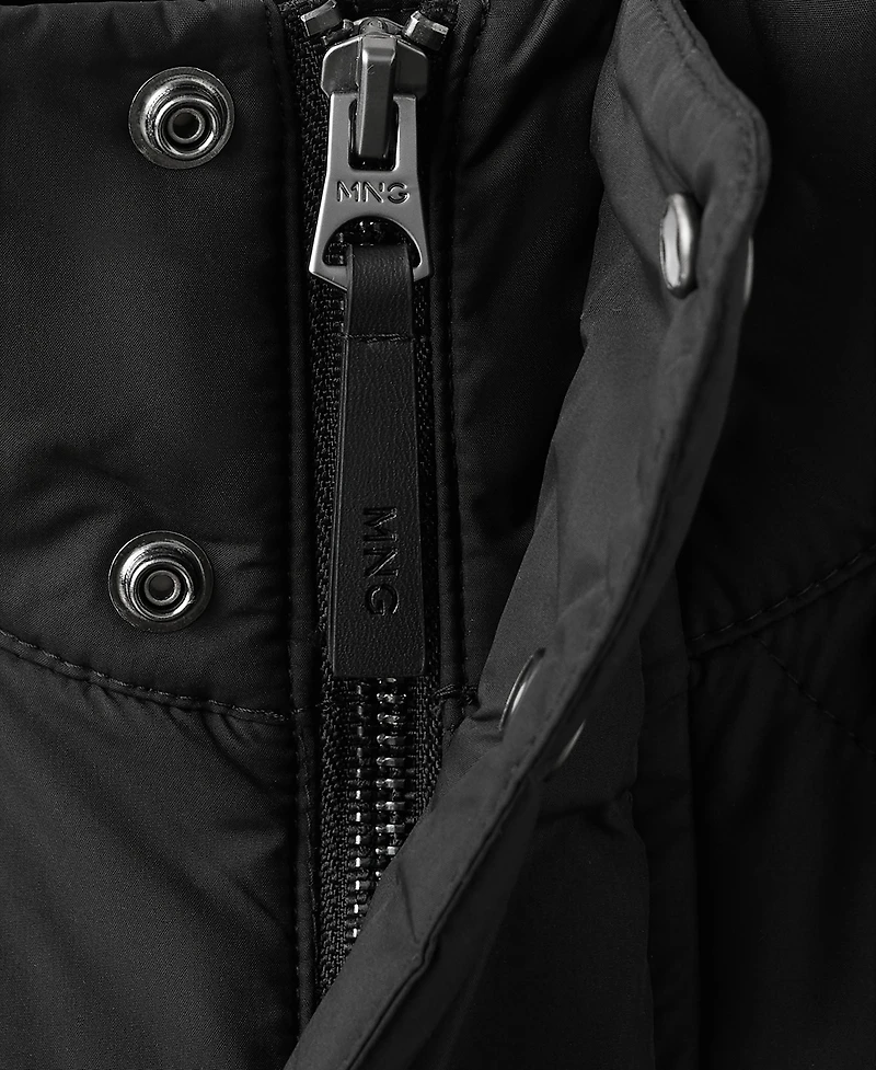 Mango Men's Lightweight Quilted Water-Repellent Vest