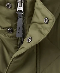 Mango Men's Lightweight Quilted Water-Repellent Vest