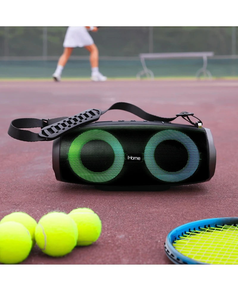 iHome Color Changing Bluetooth Fm Portable Boombox Speaker