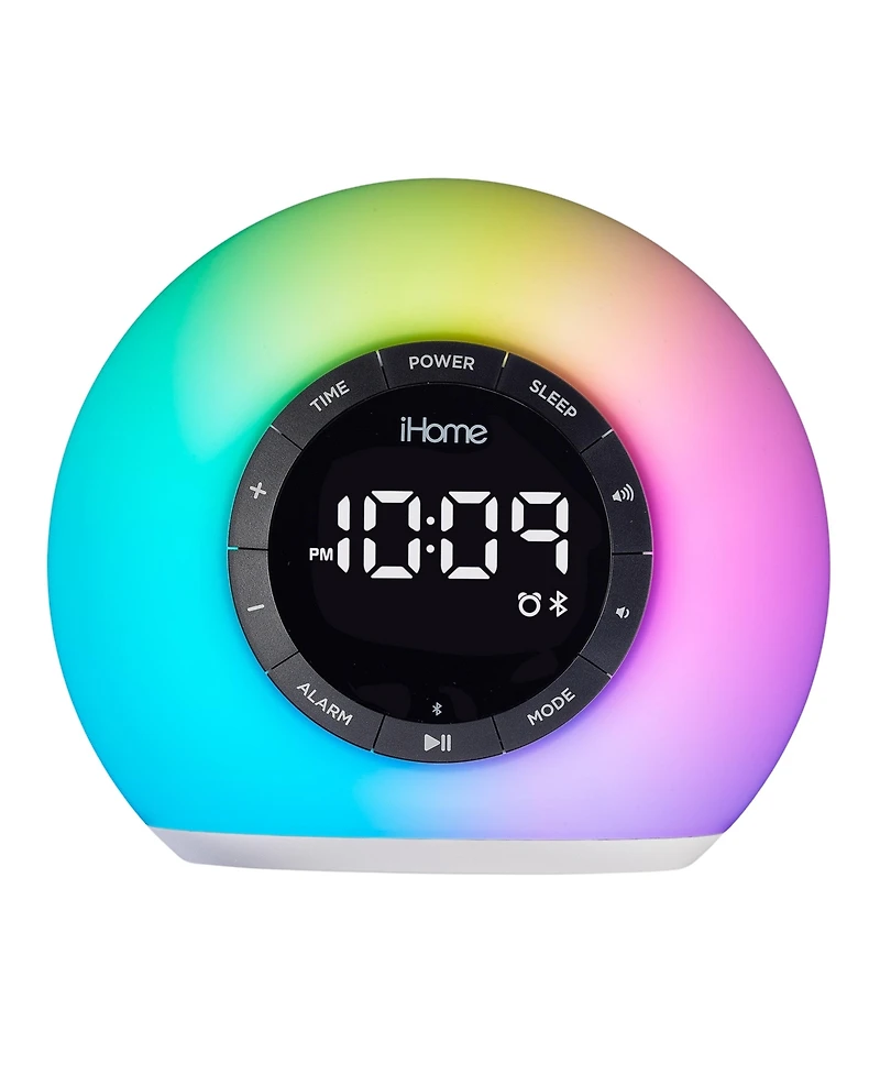 iHome Sunrise iBT32 Bluetooth Color-Changing Alarm Clock Radio