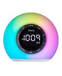 iHome Sunrise iBT32 Bluetooth Color-Changing Alarm Clock Radio