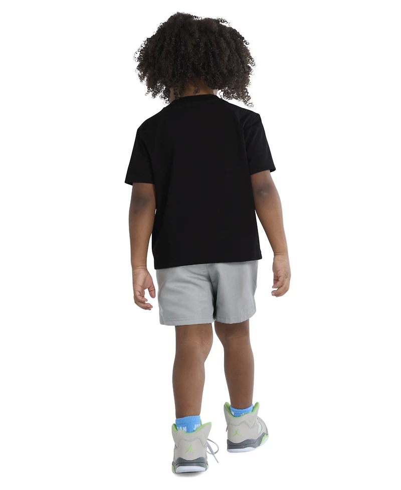 Jordan Toddler Boys Dri-fit Jumpman Woven Play Jersey T-Shirt & Mesh Shorts, 2 Piece Set