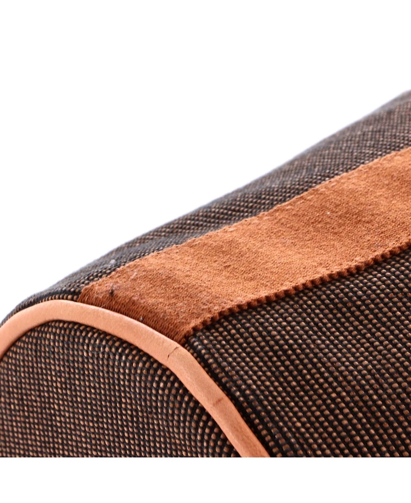 Pre-Owned HERMES Pm Saxo Handbag Toile