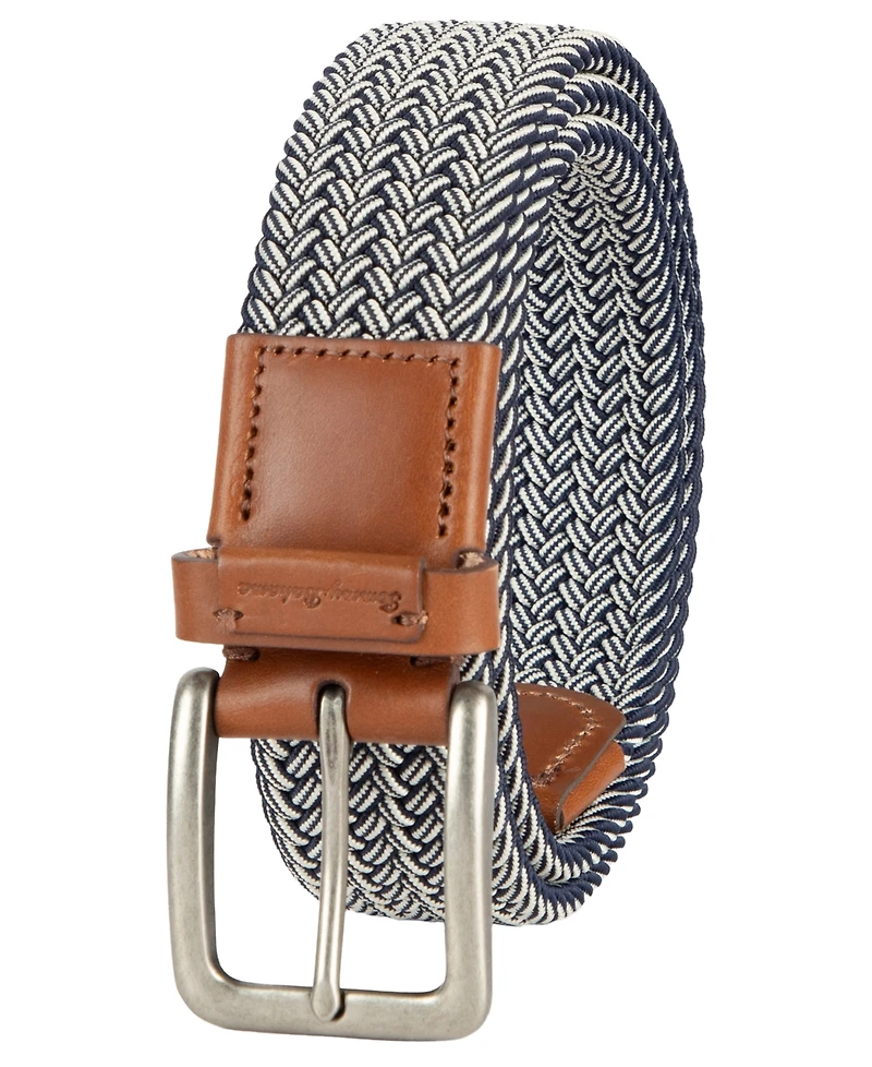 Tommy Bahama Men's Fully Adjustable Stretch Braided Web Belt