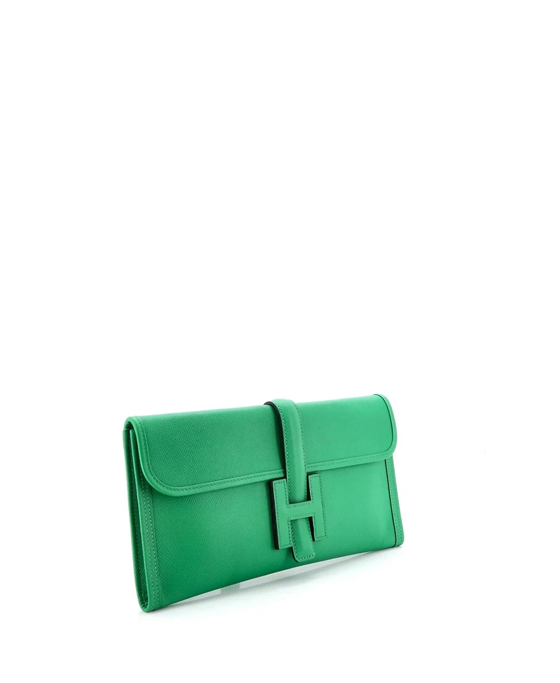 Pre-Owned Hermes 29 Jige Elan Clutch Epsom