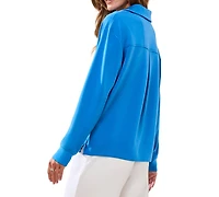 Tribal Women's Johnny Collar Top