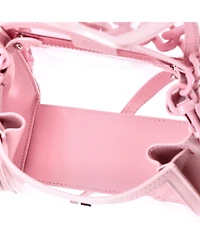 Pre-Owned Versace Small La Medusa Top Handle Bag Pvc with Leather