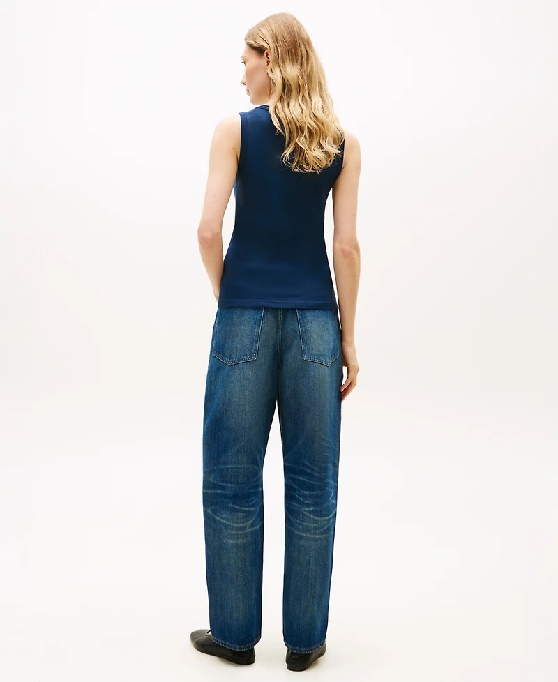 Tommy Hilfiger Women's Bow Detail Crewneck Tank Top