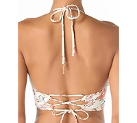 Vince Camuto Women's Cross-Front Swim Top