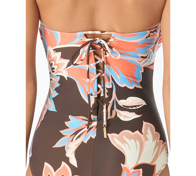 Vince Camuto Women's Printed One-Piece Swimsuit