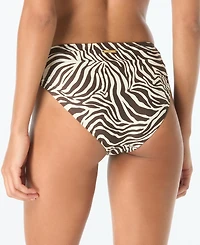 Vince Camuto Women's Printed Twist-Front Swim Bottoms