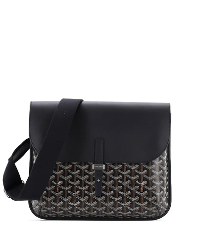 Pre-Owned Goyard Coursier Messenger Bag Coated Canvas and Leather