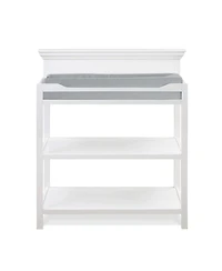 Flynama Modern Changing Table with Two Shelves and 4 Side Safety Rails for Nursery