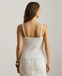 Lauren Ralph Women's Sleeveless V-Neck Sweater Tank Top