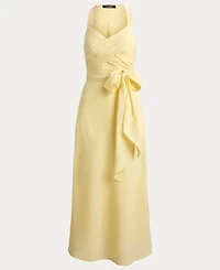 Lauren Ralph Women's Striped Tie-Front Midi Dress