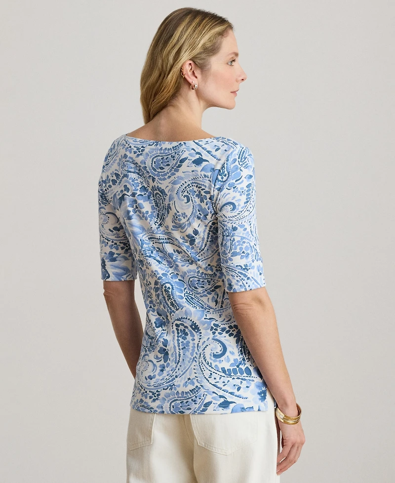 Lauren Ralph Women's Boat Neck T-Shirt