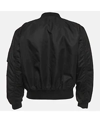 Pre-Owned Versace Men's Synthetic Bomber Jacket
