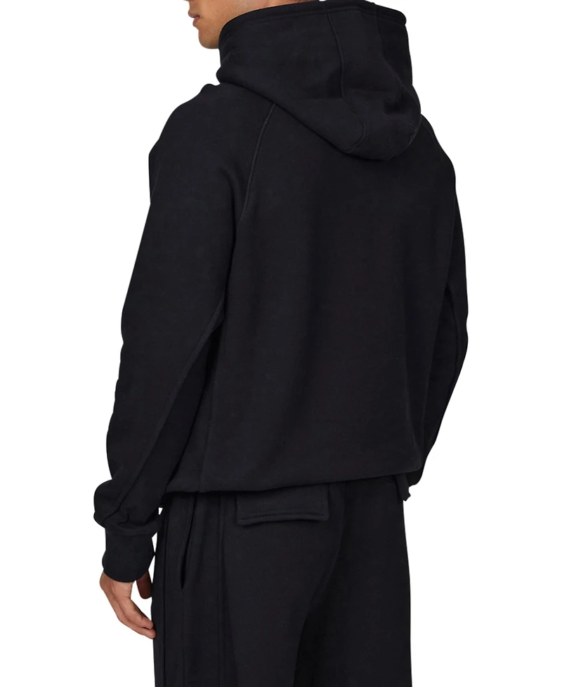 Good For Nothing Men's Ribbed Emblem Pullover Hoodie