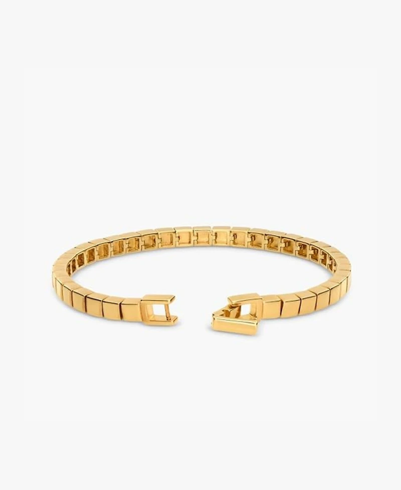 Square Dot Bracelet in Gold Vermeil