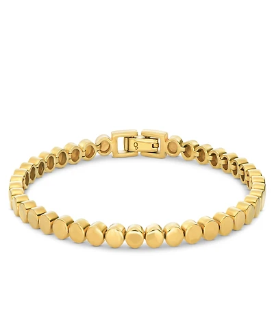 Oak & Luna Classic Dot Bracelet in Gold Vermeil
