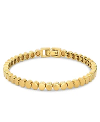 Oak & Luna Classic Dot Bracelet in Gold Vermeil