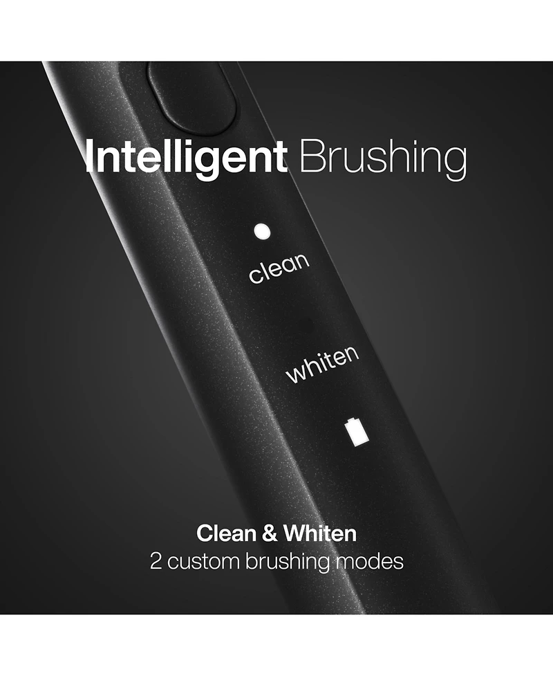 AquaSonic Icon Rechargeable Electric Toothbrush - Ada Accepted, Magnetic Holder, Slim Travel Case, 2 Brushing Modes, Smart Time