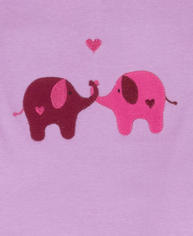 Leveret Toddler Girls Matching Doll Snug-Fit Cotton Long Sleeve All-Over Animal Print Pajamas