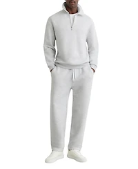 Reiss Men's Cotton-Blend Heavyweight Zip Sweatshirt