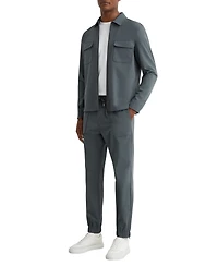 Reiss Men's Technical Zip-Through Overshirt