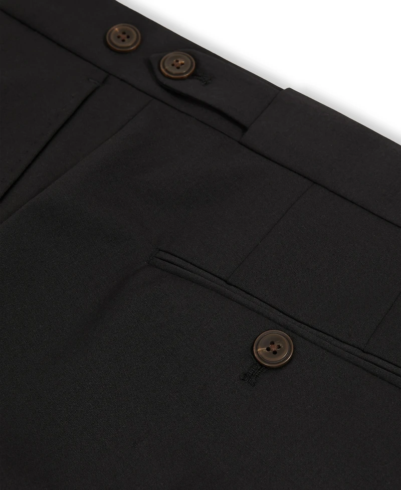 Reiss Men's Wool-Blend Tailored-Fit Suit Pants