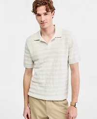 Club Room Men's Linen-Blend Polo Shirt, Macy's Exclusive