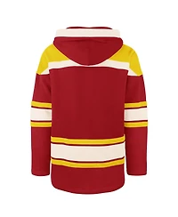'47 Brand Men's Red Calgary Flames Superior Lacer Hoodie